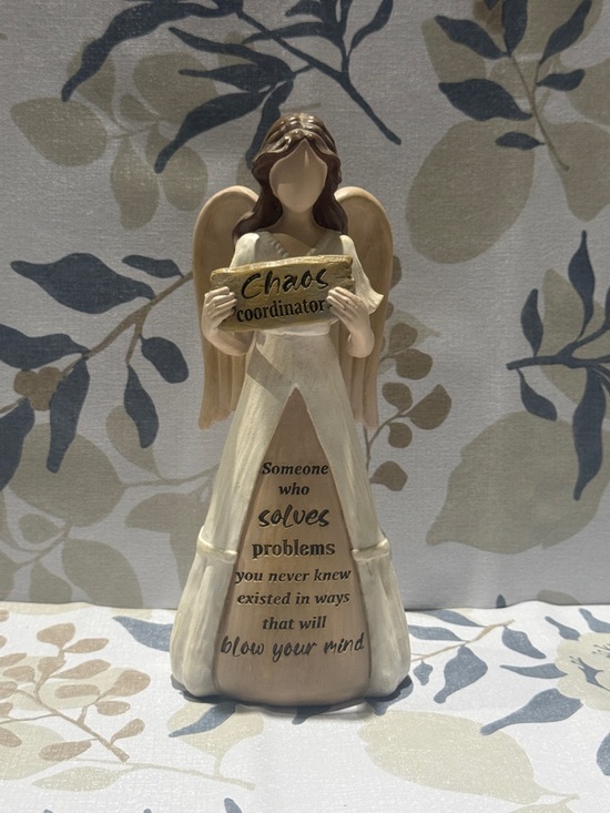 Storieme Heartfelt Gifts and Scriptures Other - STORIEME Heartfelt Gifts & Sculptures Figurine - Chaos Coodinator- Cream Base